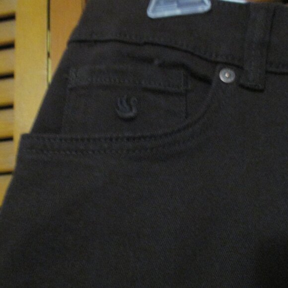 Gloria Vanderbilt pants NEW Amanda dark chocolate brown stretchy size 14S - Picture 6 of 10